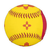 ニューメキ最高のシコパパ、愛国的なアメリカ国旗 野球ボール (裏面)