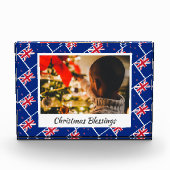 ニューモダンジーランド国旗のクリスマス記念 フォトブロック (正面)