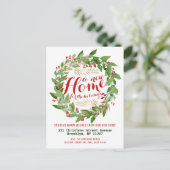 ニューモダンホームホリデーズクリスマスリースムービング 案内ポストカード (スタンド正面)