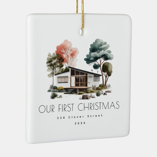 ニューモダンホーム初めてのクリスマスホリデーオーナメント セラミックオーナメント (右)