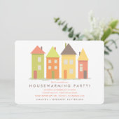 ニューモダンホーム引っ越し祝いパーティーパーティの招待状 招待状 (スタンド正面)