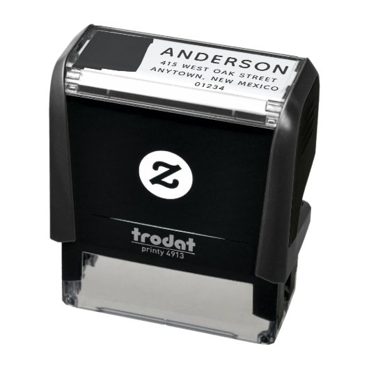 ニューモダンメキシコ州形状差出人住所 セルフインキングスタンプ (商品)