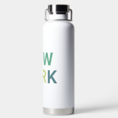 ニューモダンヨークカラフル文字 ウォーターボトル (背面)