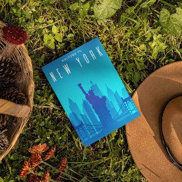 ニューモダンヨークシティスカイライン ポストカード