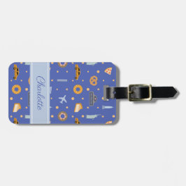 ニューモダンヨーク市パター王室のンブルー ラゲッジタグ