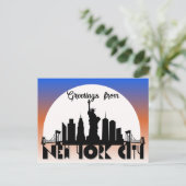 ニューモダンヨーク市郵便はがき ポストカード (スタンド正面)
