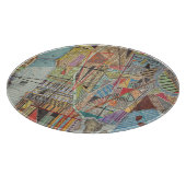 ニューモダンヨーク1の地図 カッティングボード (角)