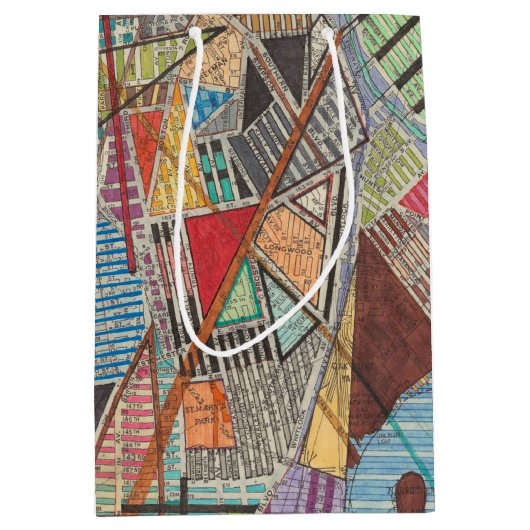 ニューモダンヨーク1の地図 ミディアムペーパーバッグ (正面)