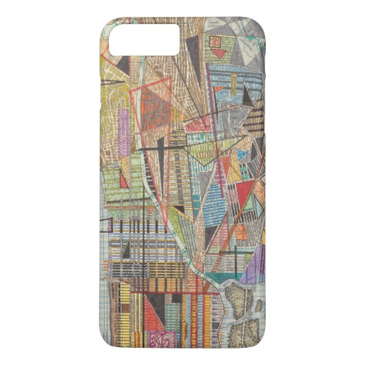 ニューモダンヨーク1の地図 Case-Mate iPhoneケース (裏面)