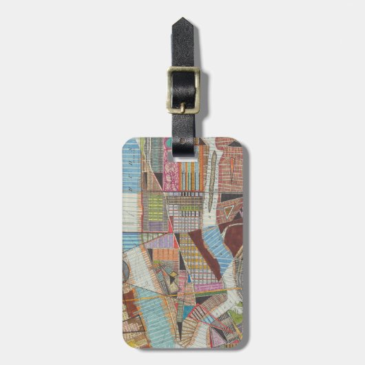 ニューモダンヨーク2の地図 ラゲッジタグ (正面縦)