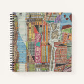 ニューモダンヨーク3の地図 ノートブック (正面)
