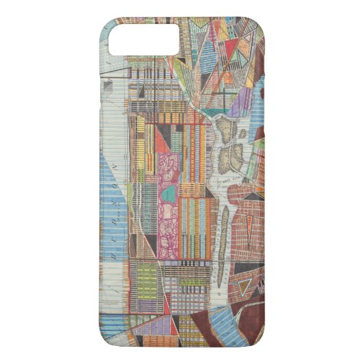 ニューモダンヨーク3の地図 Case-Mate iPhoneケース (裏面)