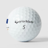 ニューモノグラムのジーランド国旗&ニュージーランドのゴルフボール ゴルフボール (ロゴ)