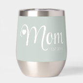 ニューモムギフトセージグリーン筆記体MomEstablished (背面)
