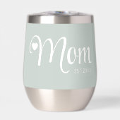 ニューモムギフトセージグリーン筆記体MomEstablished (正面)
