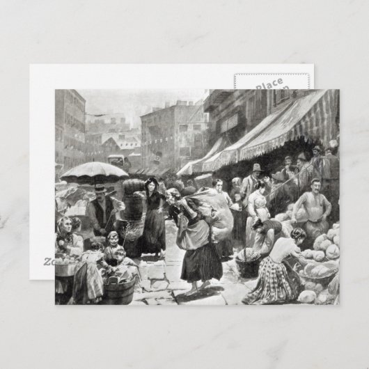 ニューヨーイタリアンクの桑の曲げ植民地 ポストカード (正面/裏面)