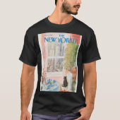 ニューヨーカーのヴィンテージのポスター Tシャツ (正面)