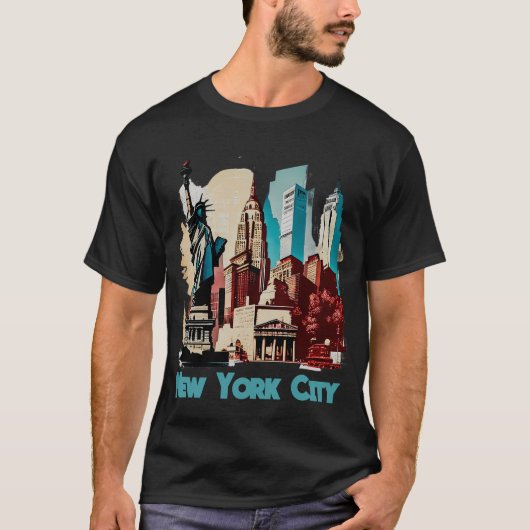 ニューヨーカープライドニューランドマークスNycニューヨーク Tシャツ (正面)