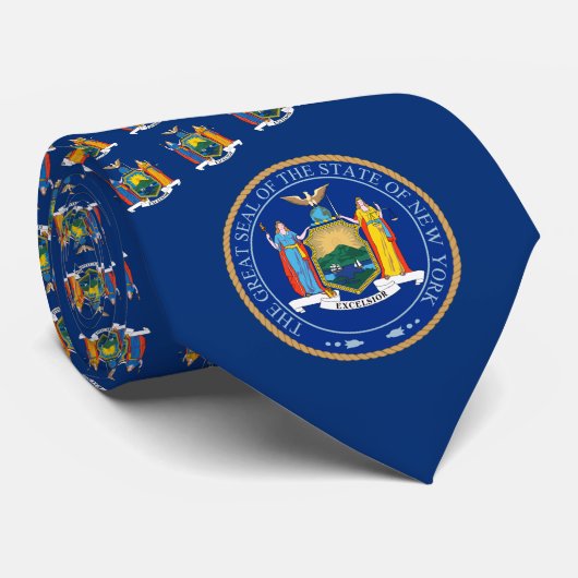ニューヨーカー州旗・シールニューヨーク州旗 ネクタイ (ロール)