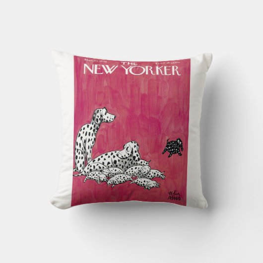 ニューヨーカー誌1935 クッション (正面)