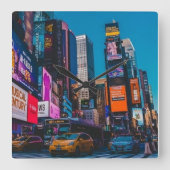 ニューヨーカー、ニューヨーク、ニューヨーク、東海岸 スクエア壁時計 (正面)