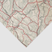 ニューヨークおよびコネチカット12の自転車の道 薄葉紙 (詳細)