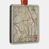 ニューヨークおよびコネチカット6の自転車の道 メタルオーナメント (右)