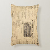 ニューヨークおよびペンシルバニアの油広告 アクセントクッション (正面(垂直))