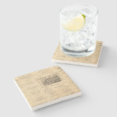 ニューヨークおよびペンシルバニアの油広告 ストーンコースター (横)