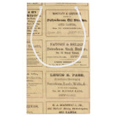 ニューヨークおよびペンシルバニアの油広告 スモールペーパーバッグ (裏面)