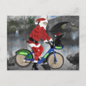 ニューヨークからのお祝いの休暇 シーズンポストカード (正面)