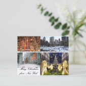 ニューヨークからのメリークリスマス シーズンポストカード (スタンド正面)
