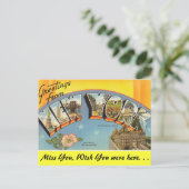 ニューヨークからの挨拶 ポストカード (スタンド正面)