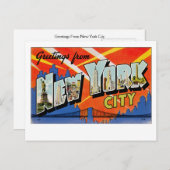 ニューヨークからの挨拶 ポストカード (正面/裏面)