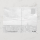 ニューヨークからの挨拶 ポストカード (裏面)