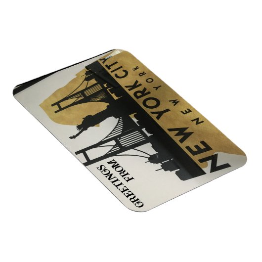 ニューヨークからの挨拶 マグネット (右側)