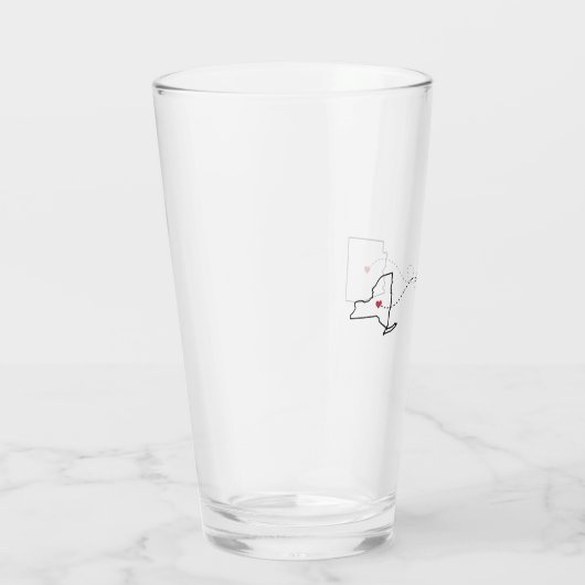 ニューヨークからアリゾナへ – ハート2ハート タンブラーグラス (右)