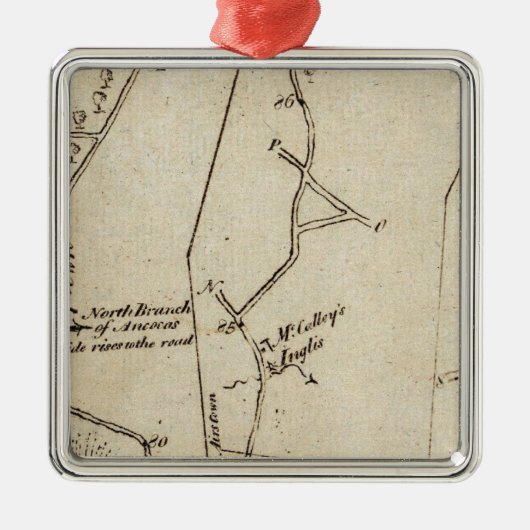 ニューヨークからフィラデルフィア49 メタルオーナメント (正面)
