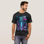 ニューヨークから,愛と – アーバンスタイル Tシャツ (正面フル)