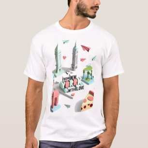 ニューヨークから、愛と – Brooklyn Soul Tシャツ