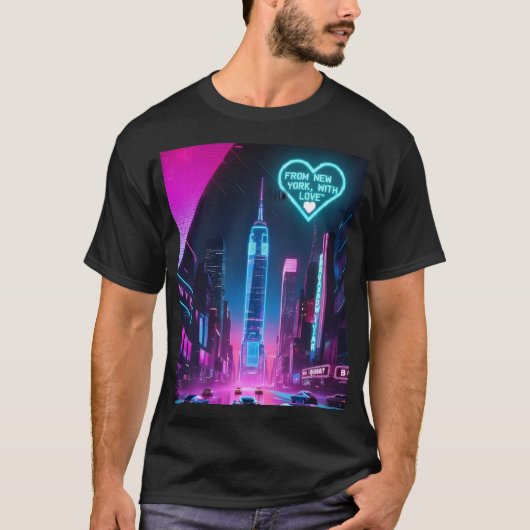 ニューヨークから、愛と – City Vibes Tシャツ (正面)