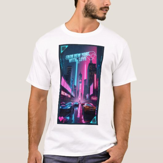 ニューヨークから、愛と – Concrete Dreams Tシャツ (正面)