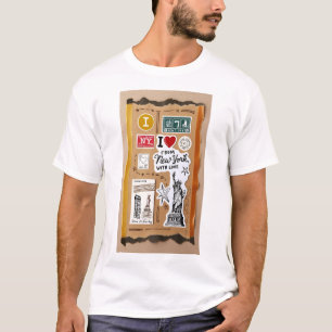ニューヨークから、愛と – Night Shift Soul Tシャツ