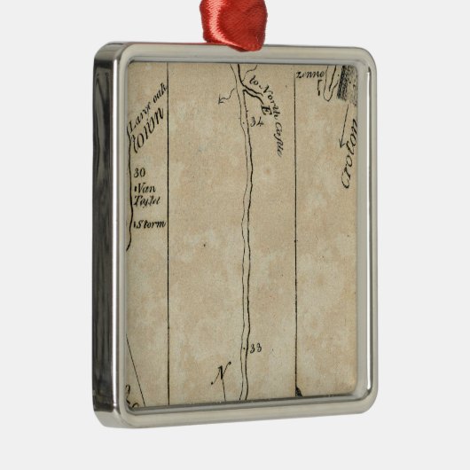 ニューヨークからPoughkeepsie 9への メタルオーナメント (右)