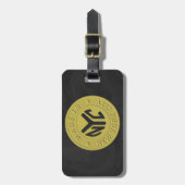 ニューヨークで作られる ラゲッジタグ (正面縦)