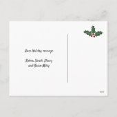 ニューヨークで引っ越す自由の女神 シーズンポストカード (裏面)