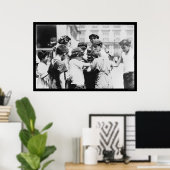 ニューヨークで暑い日に飲む子供たち1909 ポスター (ホームオフィス)