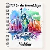 ニューヨークで有名なランドマークが上映される ノートブック (正面)