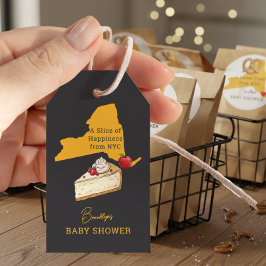 ニューヨークで育ったチーズケーキ ベビーシャワーパーティーのギフト ギフトタグ