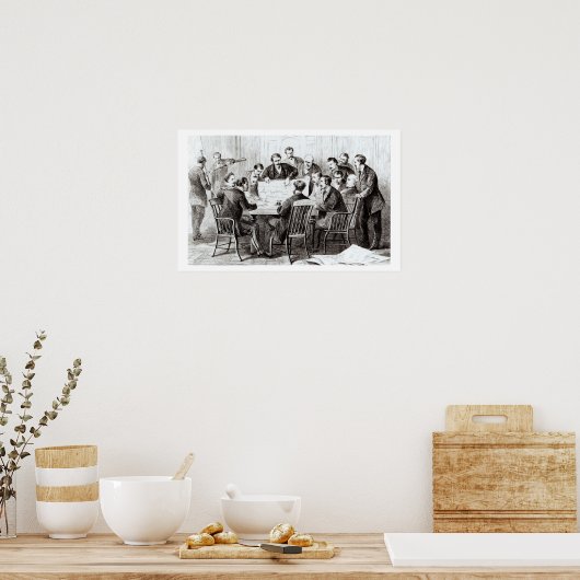 ニューヨークで開催されたキューバ人・キューバ人の移民による支援についての会議 ポスター (キッチン)